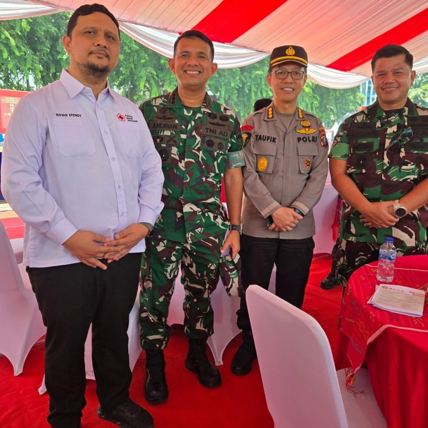 Wakili Ketua PMI Sumut, Hadiri Bakti Sosial HUT TNI: Silaturahmi Penuh Keakraban Sesama Marga Siregar