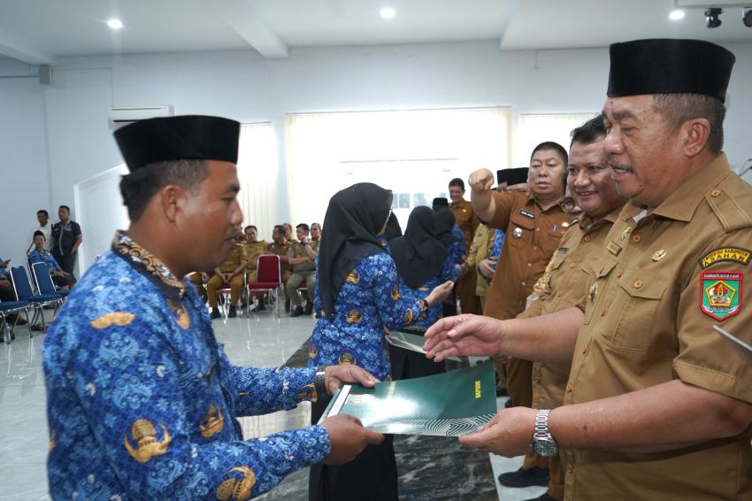 Bupati Asahan Kukuhkan 495 PPPK Formasi Tahun Anggaran 2024