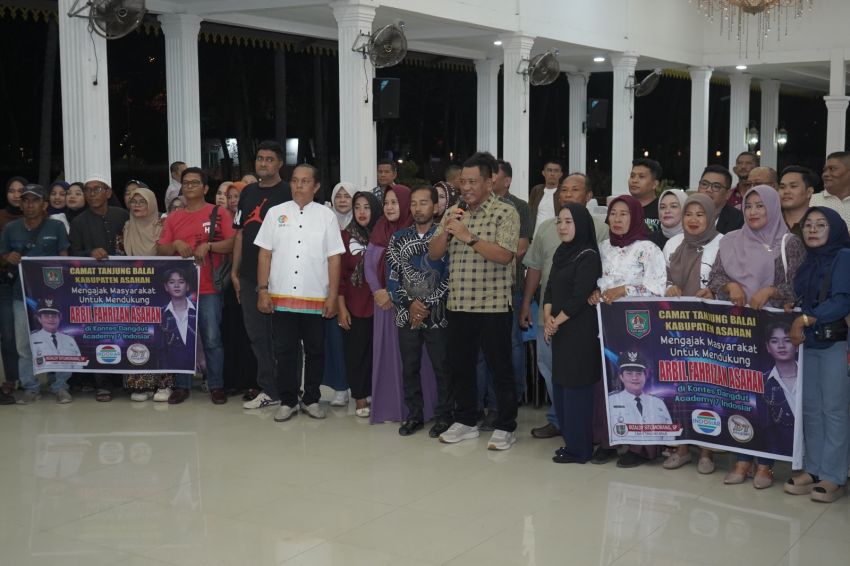 Suasana Meriah Nobar Dukungan Arbil Fahrizal di D&rsquo;Academy 7