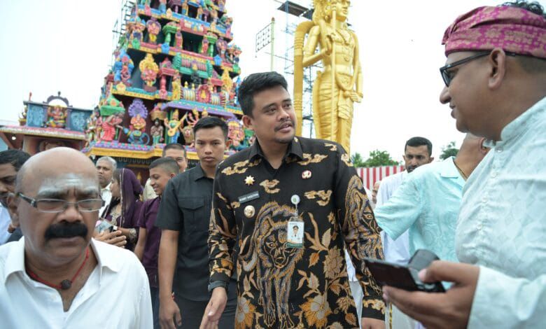 Kuil Shri Raja Rajesvari di Langkat Diresmikan, Gubernur Sumut Ajak Umat Hindu Siapkan SDM