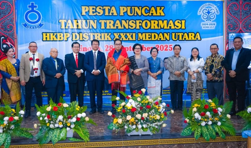 Rico Waas Pesta SambuPuncak Tahun Transformasi HKBP Distrik XXXI Medan Utara