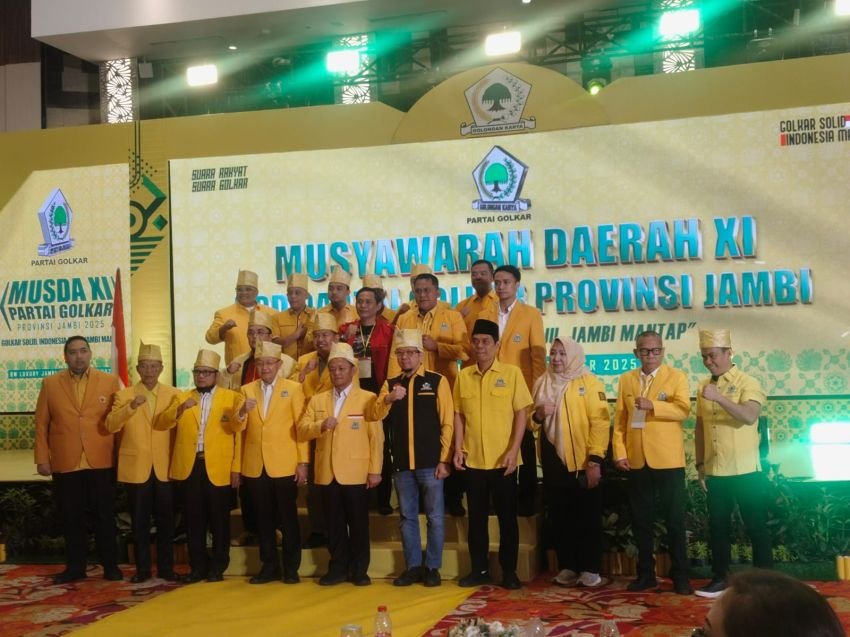 Musda XI Partai Golkar Provinsi Jambi Jadi Ajang Konsolidasi dan Regenerasi, Cek Endra Diamanahkan Kembali Periode 2025-2030
