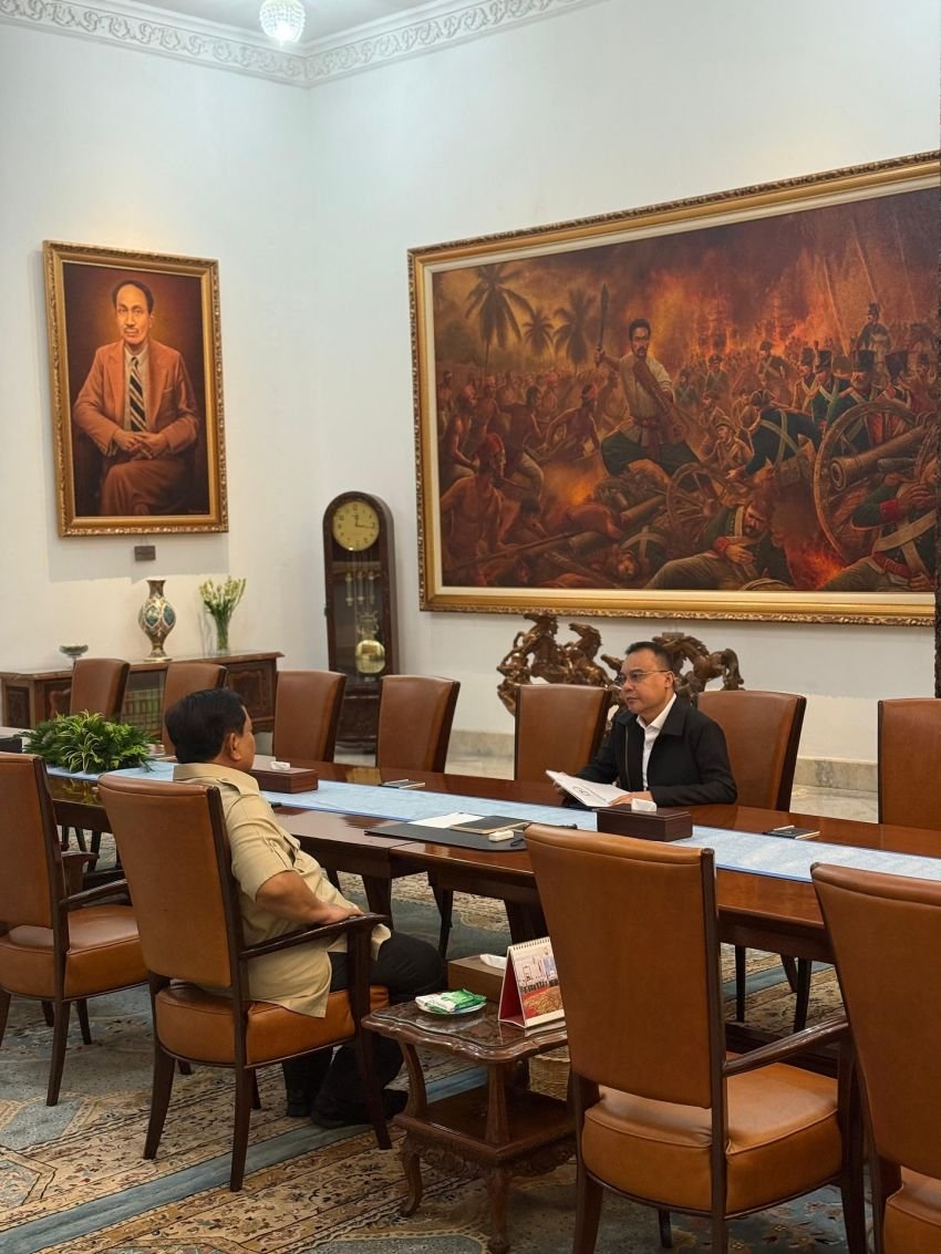 Presiden Prabowo Bertemu Wakil Ketua DPR RI Sufmi Dasco Ahmad di Istana Merdeka