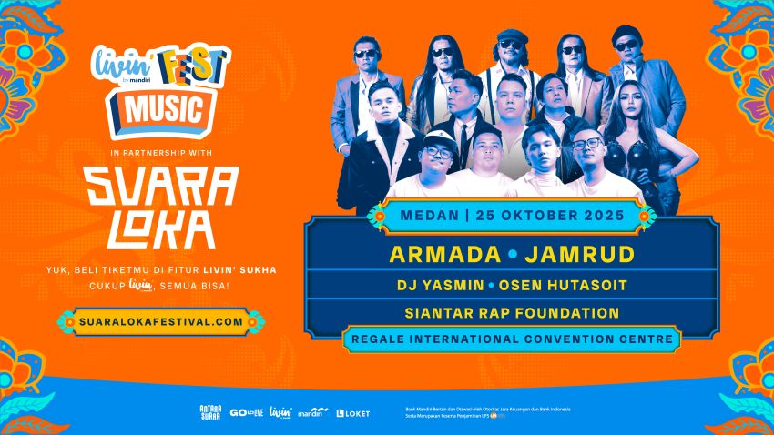 Armada, Jamrud, DJ Yasmin dan SRF Siap Ramaikan Suara Loka Medan