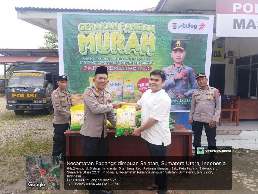 Polres Padangsidimpuan Gelar Gerakan Pangan Murah