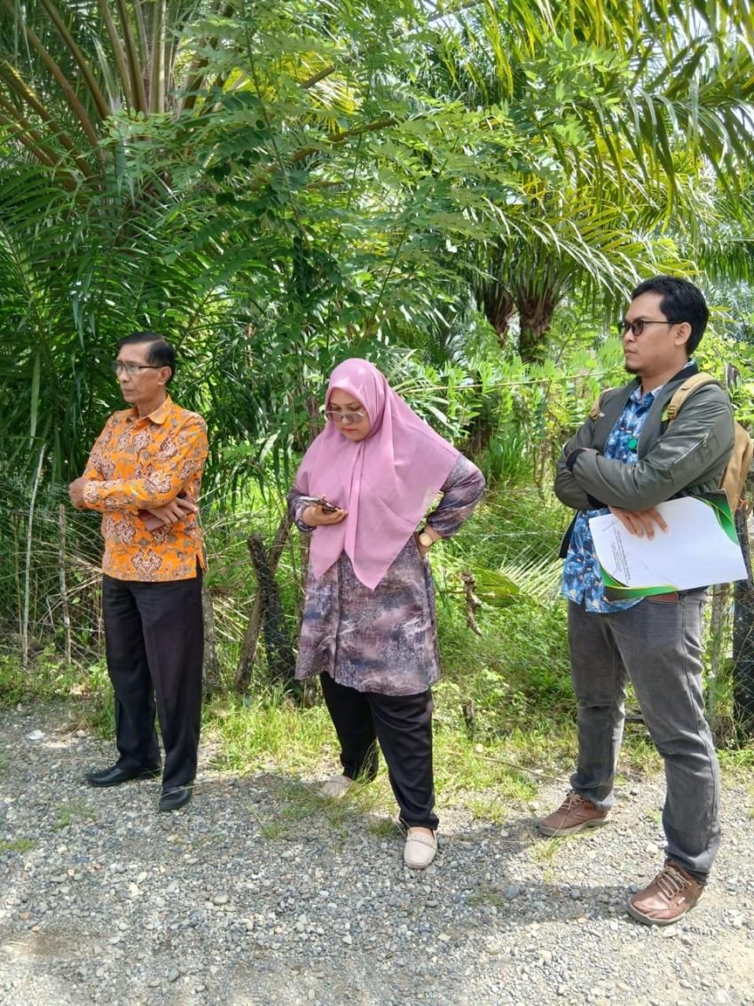 Pengadilan Negeri Suka Makmue Melaksanakan Sita Eksekusi Terhadap Dua Bidang Tanah di Nagan Raya