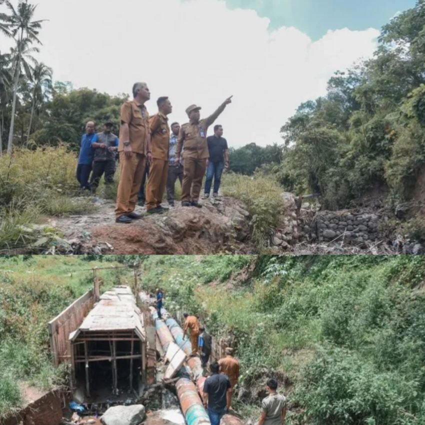 Prioritaskan Perbaikan untuk Petani Padangsidimpuan, Letnan Dalimunthe Tinjau Projek Irigasi di Ujung Gurap