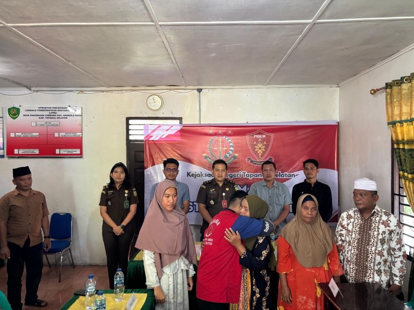 Kejati Sumut Pulihkan Hubungan Ibu dan Anak Lewat Restorative Justice di Tapanuli Selatan