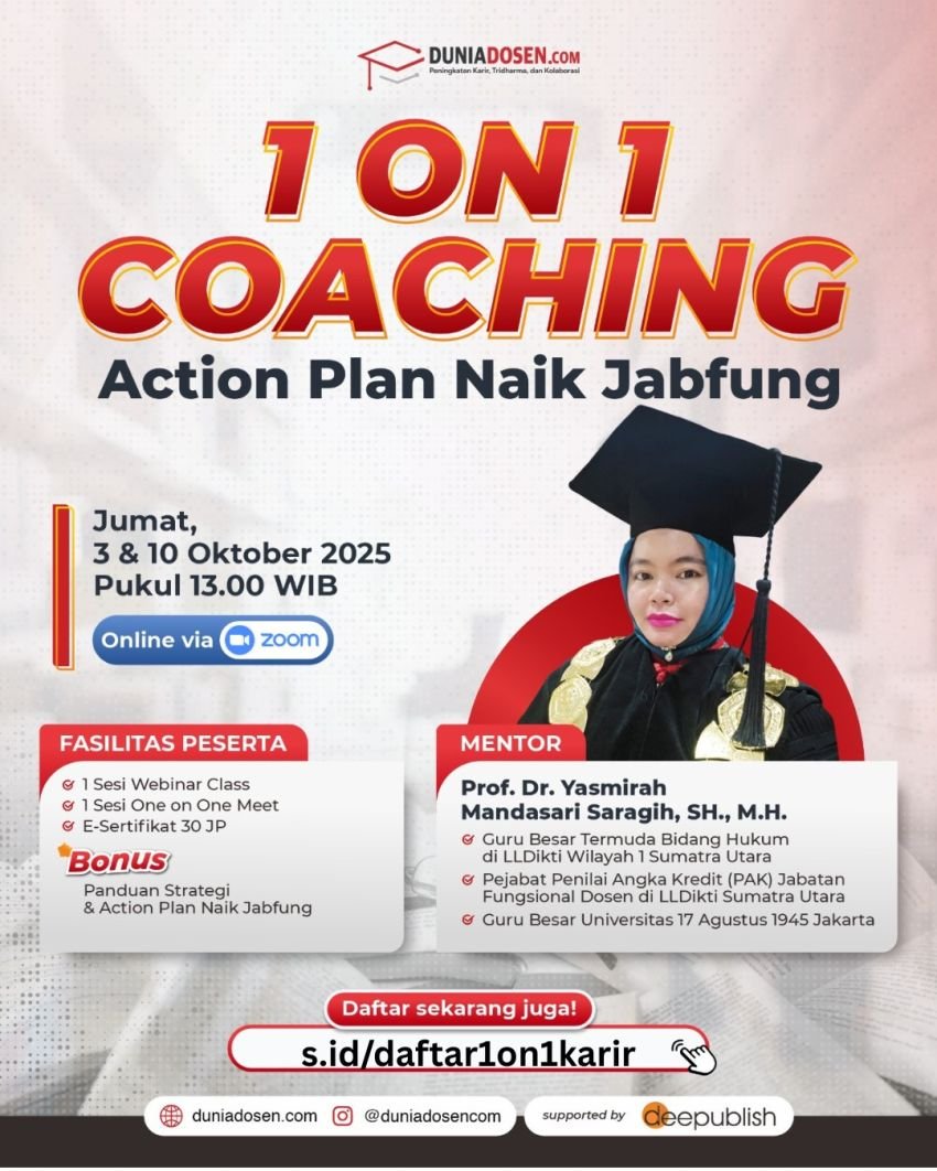 Prof. Dr. Yasmirah Mandasari: Dosen S2 Kini Bisa Naik Lektor Kepala Tanpa Scopus