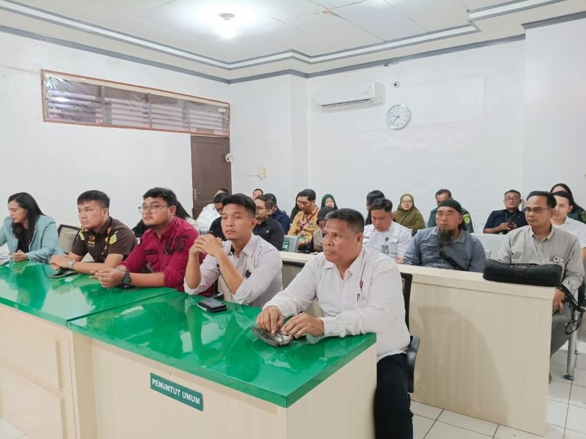 Sosialisasi 4 Persoalan Hukum Di PN Tanjungbalai, Personel Sat Reskrim Hadir