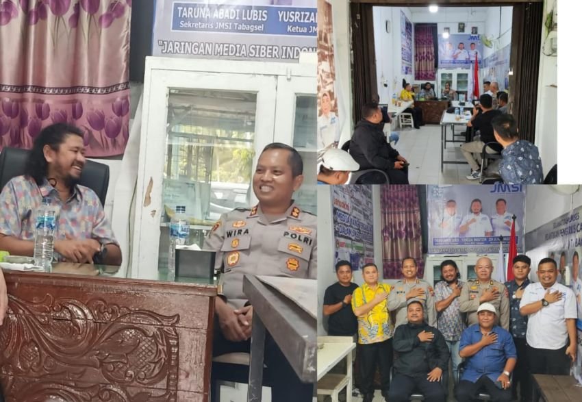 Kapolres Padangsidimpuan Kunjungi Kantor JMSI Tabagsel