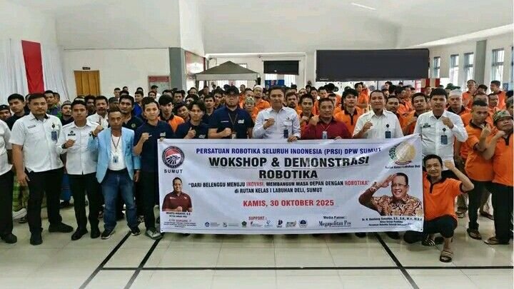 Mencetak Inovator dari Balik Jeruji: Rutan Labuhan Deli Berkolaborasi Bersama PRSI Sumut Kenalkan Robotika kepada Warga Binaan