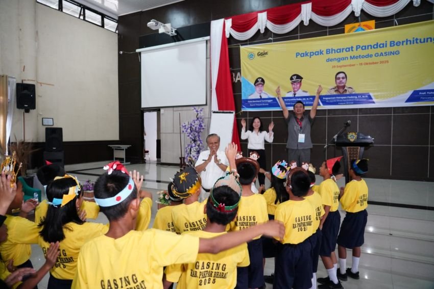 Enam Puluh Empat Siswa/i Pelajar SMP Kelas VII Se Kab.Pakpak Bharat Mengikuti Metode Gasing