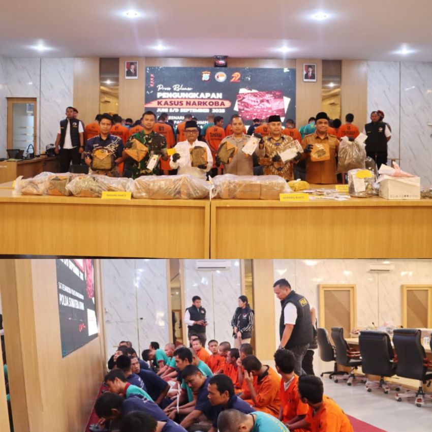Polres Padangsidimpuan Libas Peredaran Narkoba, 53 Tersangka Diamankan, Ini Pesan Tegas AKBP Wira Prayatna