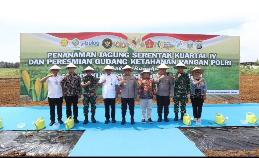 Polda Sumut Gelar Penanaman Jagung Serentak Kuartal IV Dukung Program Ketahanan Pangan Nasional