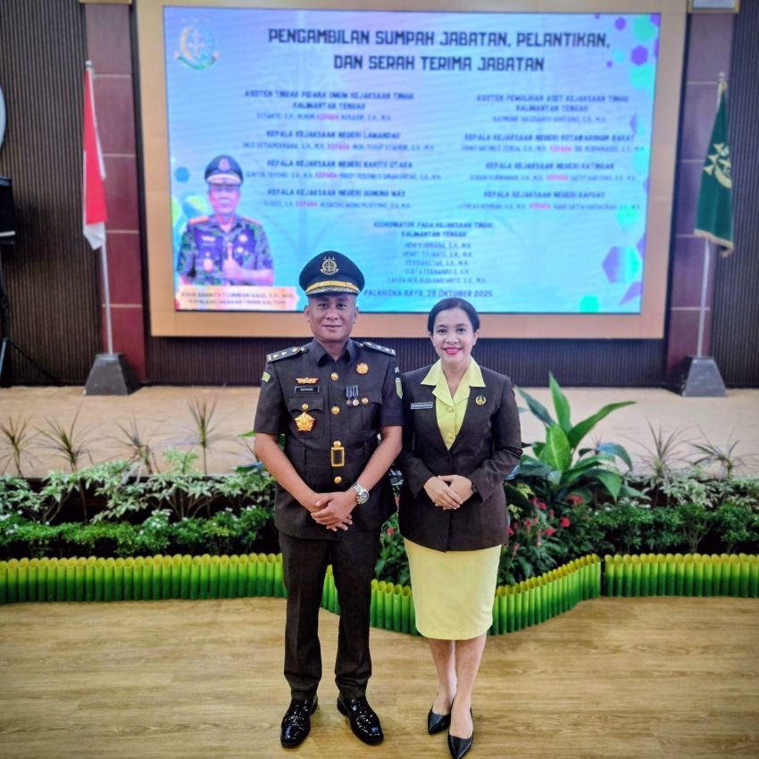 Dilantik ! Raymund Hasdianto Sihotang Jabat Asisten Pemulihan Aset Kejati Kalteng