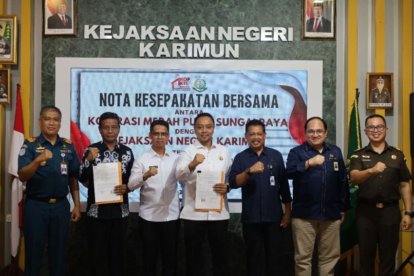 Kejari Karimun dan Koperasi Merah Putih Sungai Raya Teken Nota Kesepahaman: Dorong Pemerataan Ekonomi dan Pemberantasan Kemiskinan