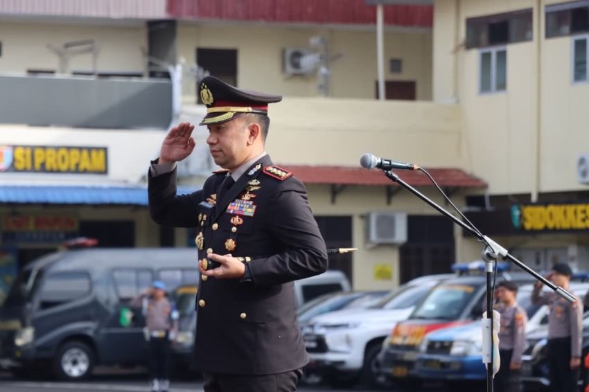 Kapolrestabes Medan Irup Hari Sumpah Pemuda ke-97, Ajak Personel Wujudkan Semangat Indonesia Emas 2045