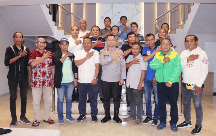 Kapolrestabes Medan Kombes Pol Jean Calvijn Ajak Wartawan Dukung Harkambtimas