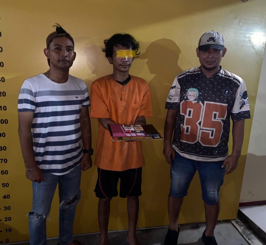 Tim Reskrim Polsek Kampung Rakyat Bekuk Pengedar Narkoba