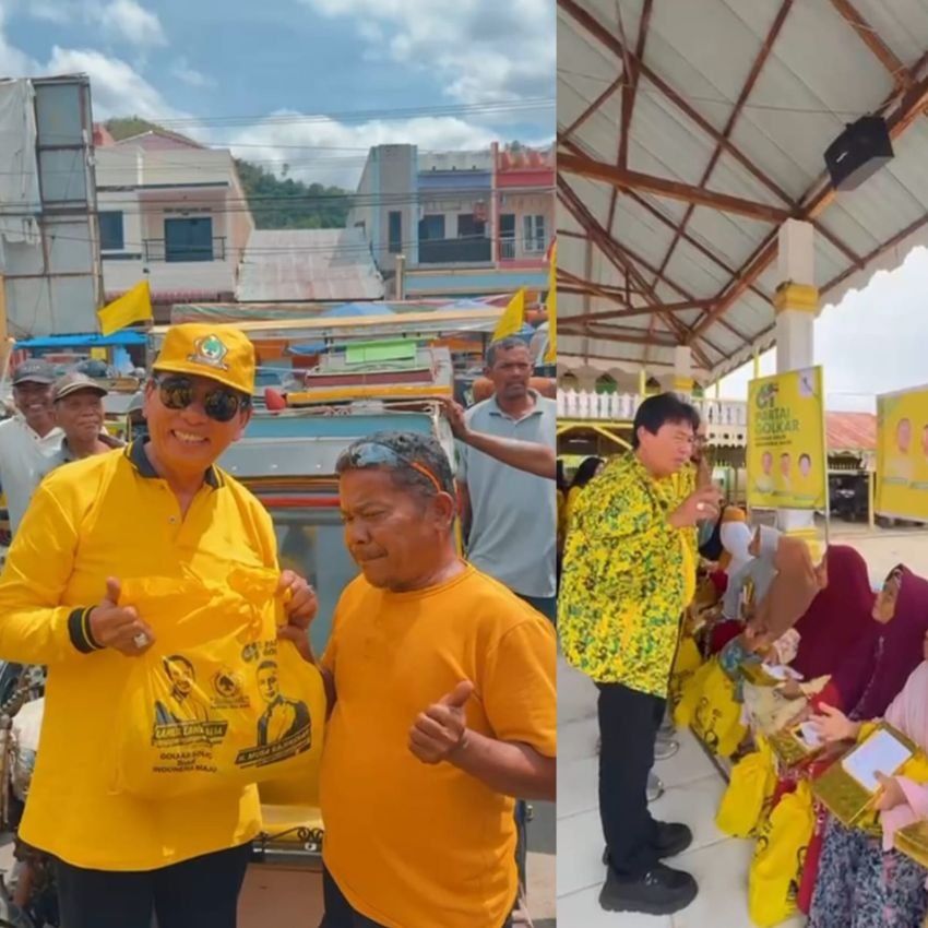 Golkar Tapsel Sentuh Hati Masyarakat di HUT ke-61, Rahmat Nasution : Komitmen Tulus Berikan Dukungan dan Solusi