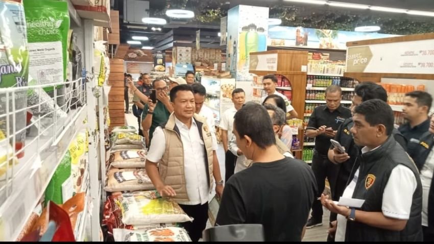 Tim Satgas Pangan Gabungan Cek Harga Beras di Medan Temukan Tidak Sesuai HET