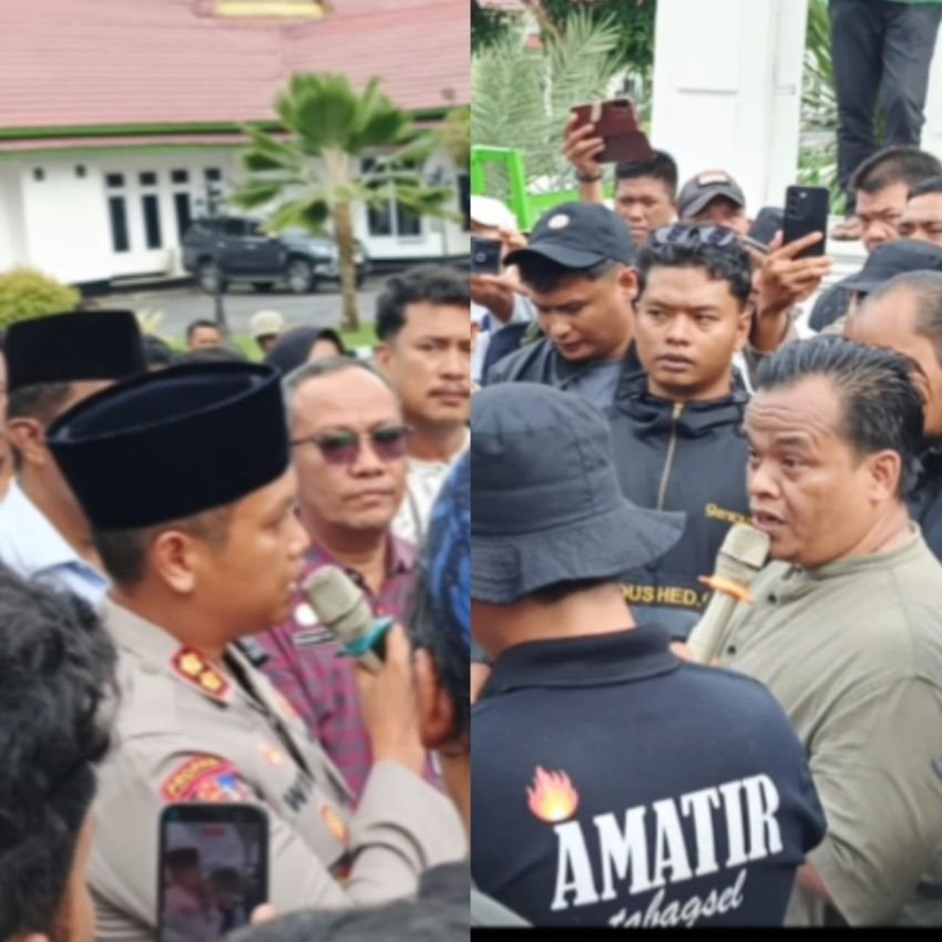 Kasus OTT Aktivis Picu Gelombang Aksi di Padangsidimpuan,Hadi Lubis Minta Keadilan kepada AKBP Wira Prayatna