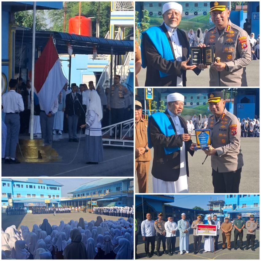 Bangun Karakter, Kapolrestabes Medan Pimpin Upacara di Yayasan Jabal Noor
