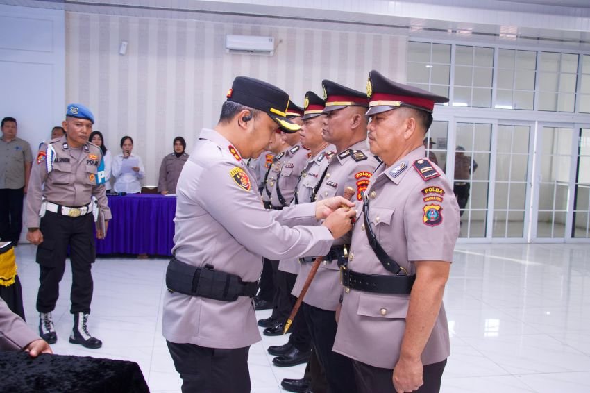 Kapolres Asahan Pimpin Sertijab Kasat Reskrim dan Dua Kapolsek