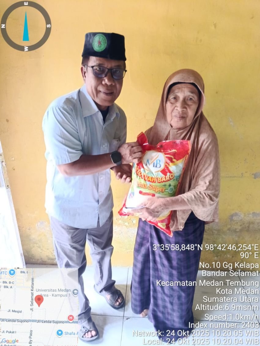 BAKOPAM SUMUT GELAR JUMAT BERKAH: BAGI TALIASIH UNTUK JANDA DAN ANAK ASUH