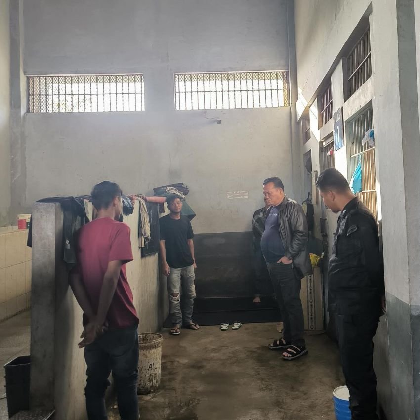 Pimpin Kontrol Kamar Hunian Lapas Padangsidimpuan, Mathrios Hutasoit Tegaskan Komitmen Zero Halinar