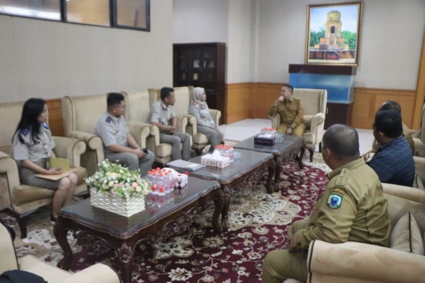 Perkuat Sinergi Pertanahan, Bupati Padang Lawas Utara Sambut Audiensi Kepala ATR/BPN Tapanuli Selatan