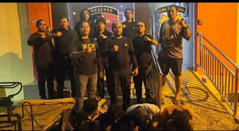 Tim Opsnal Sat Reskrim Polresta Deli Serdang Berhasil Amankan Lima Pelaku Pencurian dengan Pemberatan