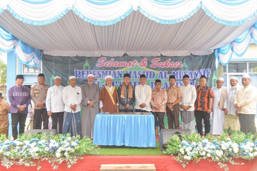 Ketua YHA Ijeck Resmikan Masjid ke 60 di Kabupaten Mandailing Natal