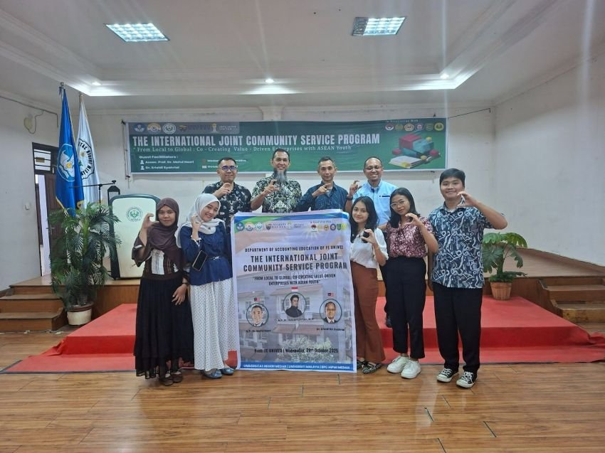 Jurusan Akuntansi FE Unimed Gelar Program Kemitraan Masyarakat Internasional