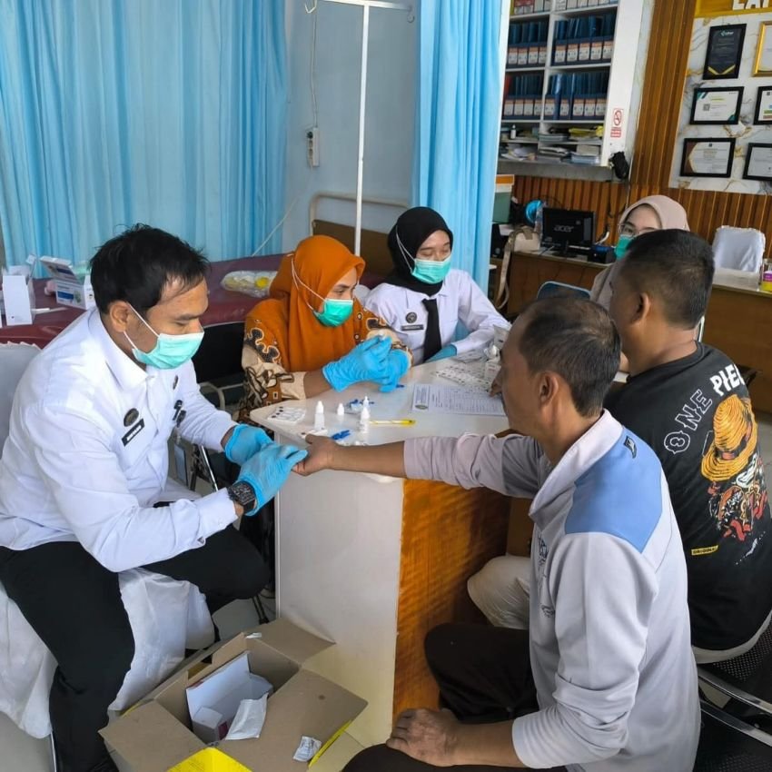 Lapas Padangsidimpuan Gelar Skrining TB dan HIV bagi 50 Warga Binaan, Hasil Negatif