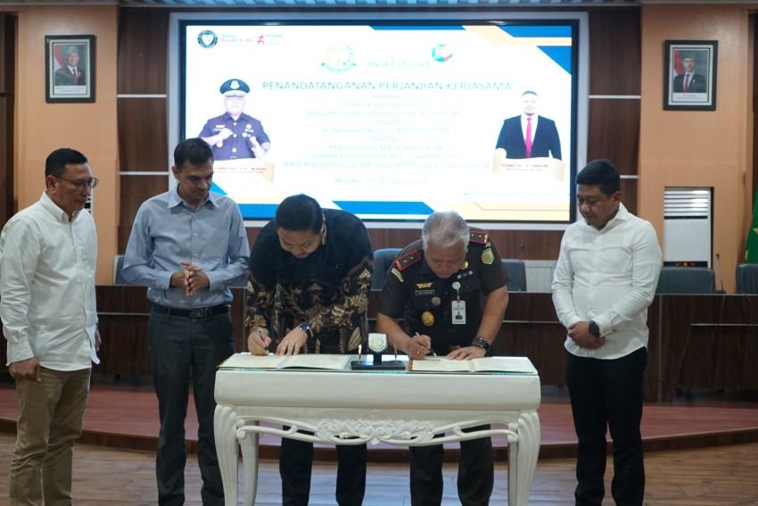 PT Angkasa Pura Aviasi dan Kejati Sumut Tandatangani Kerja Sama Bidang Hukum Perdata dan Tata Usaha Negara