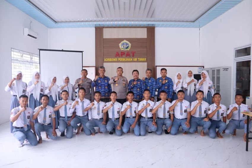 Kapolres Asahan Berikan Edukasi kepada Polsi Sekolah Di Kisaran