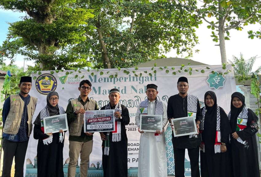 Yayasan Hj. Djaidah Darwis Darun Najah Salurkan Rp18 Juta Lebih untuk Palestina