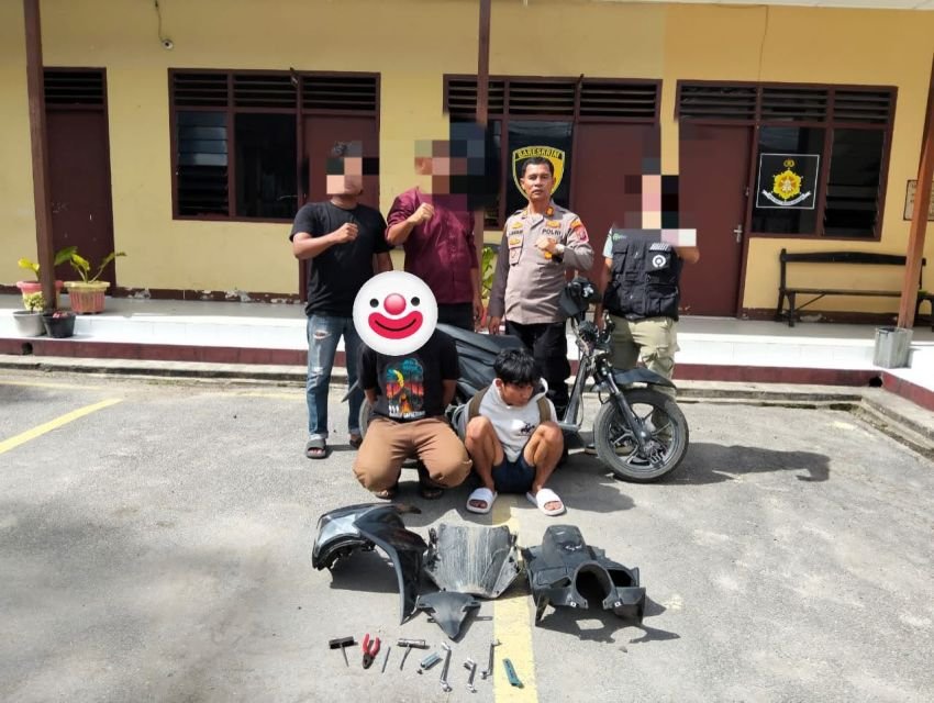 Baru Beraksi, Polisi Berhasil Bekuk 2 Pelaku Ranmor di Balige