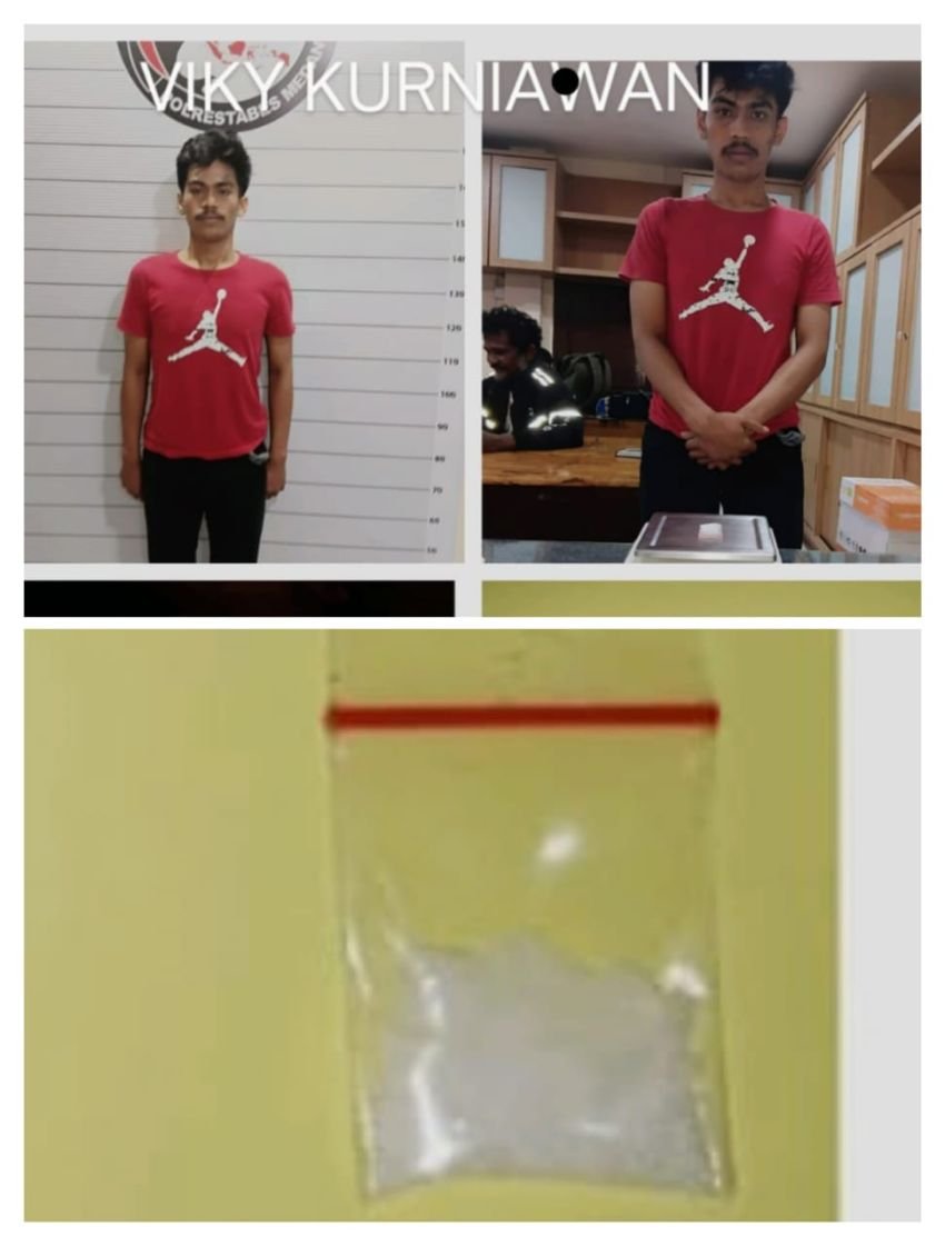 Polisi Bekuk Pengedar Sabu di Jalan Bandar Baru Medan Timur