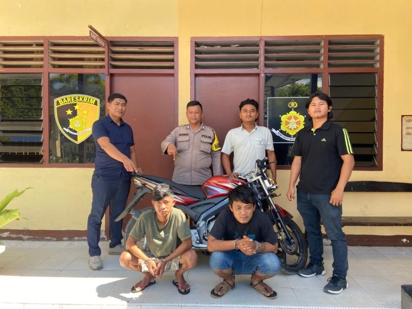 Curanmor di Balige, Polsek Balige Amankan Pelaku dan Barang Bukti