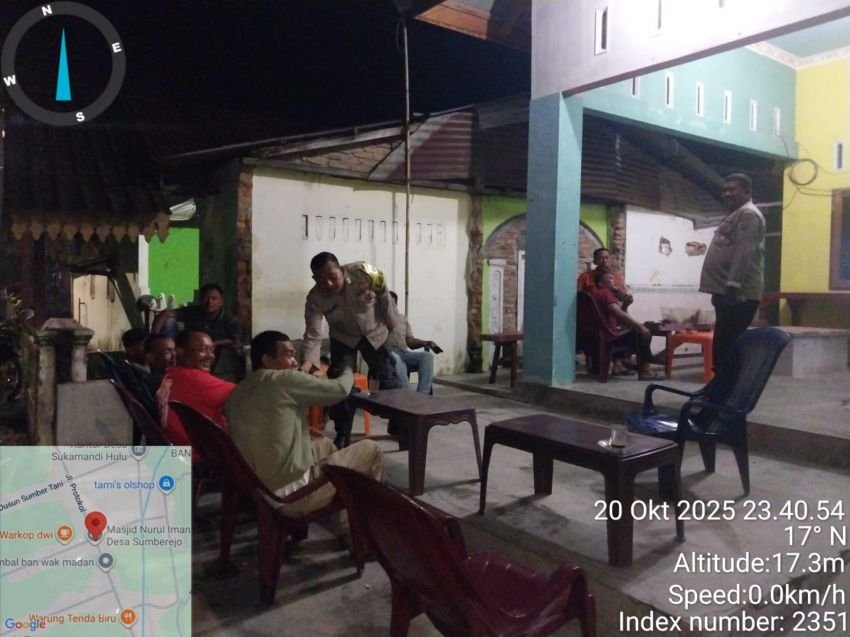 Beri Rasa Aman Ditengah Masyarakat, Polresta Deli Serdang Gelar Patroli Rutin Malam Hari.
