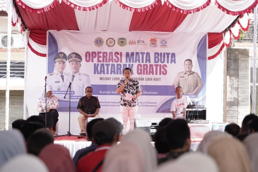 Bupati Putra Mahkota Alam Hasibuan: Mata Sehat, Hidup Lebih Bermakna