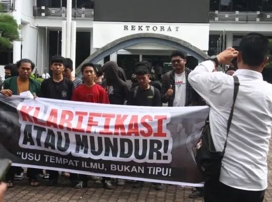 Mahasiswa Gugat Integritas dan Keuangan USU, Desak Audit dan Ulang Pemilihan Rektor