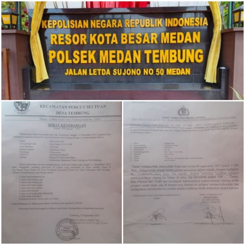 Penyidik Polsek Medan Tembung Aipda AS Diduga Tidak Profesional
