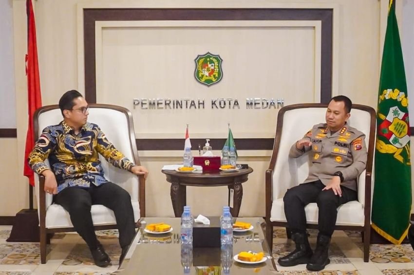Rico Waas dan Kombes Calvjin Bersinergi Majukan Kota Medan dan Sukseskan Program Presiden