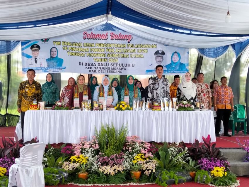 Desa Dalu X B Ikuti Lomba 10 Program Pokok PKK Kategori UP2K Tingkat Sumut