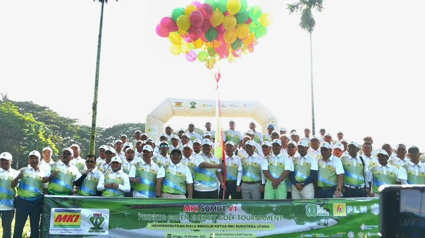 Sambut Indonesia Emas, MKI Sumut Dorong Gerakan Energi Berkelanjutan lewat Green Energy Golf Tournament 2025.
