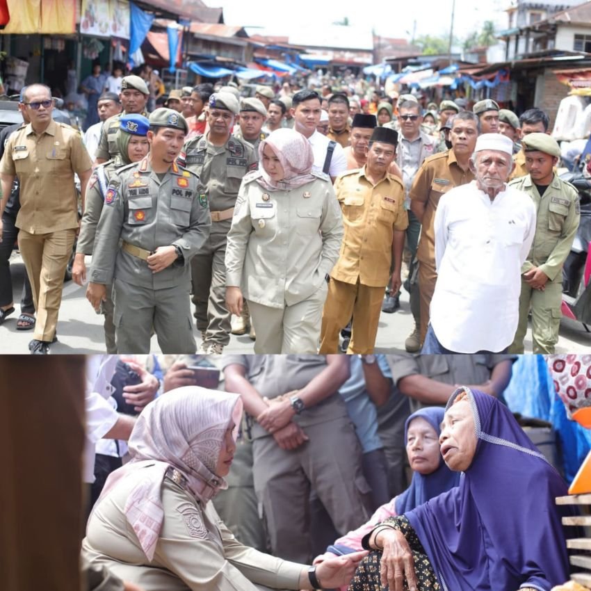 Wabup Atika Nasution Ajak Pedagang Pindah dengan Hati: Pemkab Madina Utamakan Pendekatan Persuasif di Pasar Kuliling